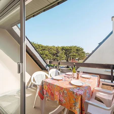 : Duplex 2 Pieces, 200m Plage, Terrasse Sud, Parking, Animal Accepte - Fr-1-477-116 アパート カルナック